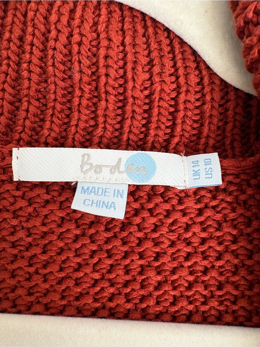 Boden Burnt Orange Cardigan Coat - Picture 2 of 5